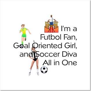 Soccer Girl Posters and Art